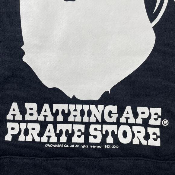 BAPE Pirate Store Logo Hoodie 2012 Size M - Picture 5 of 8